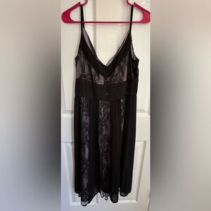 Loft formal little black dress size 12